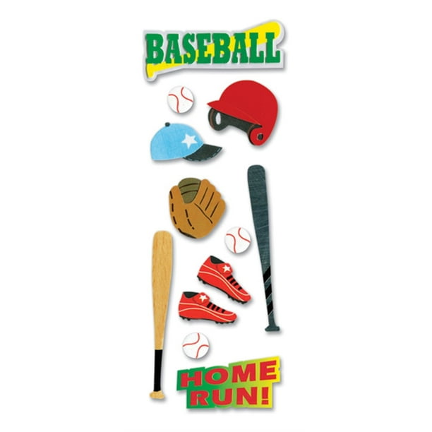 DIMENSIONAL STICKER Softball JOLEE'S BOUTIQUE BASEBALL DIMENSIONAL STICKER Softball JOLEE'S BOUTIQUE BASEBALL